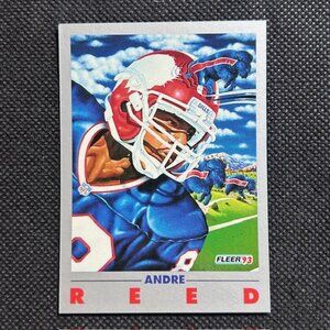 1993 Fleer ANDRE REED Buffalo Bills Pro-Vision Card